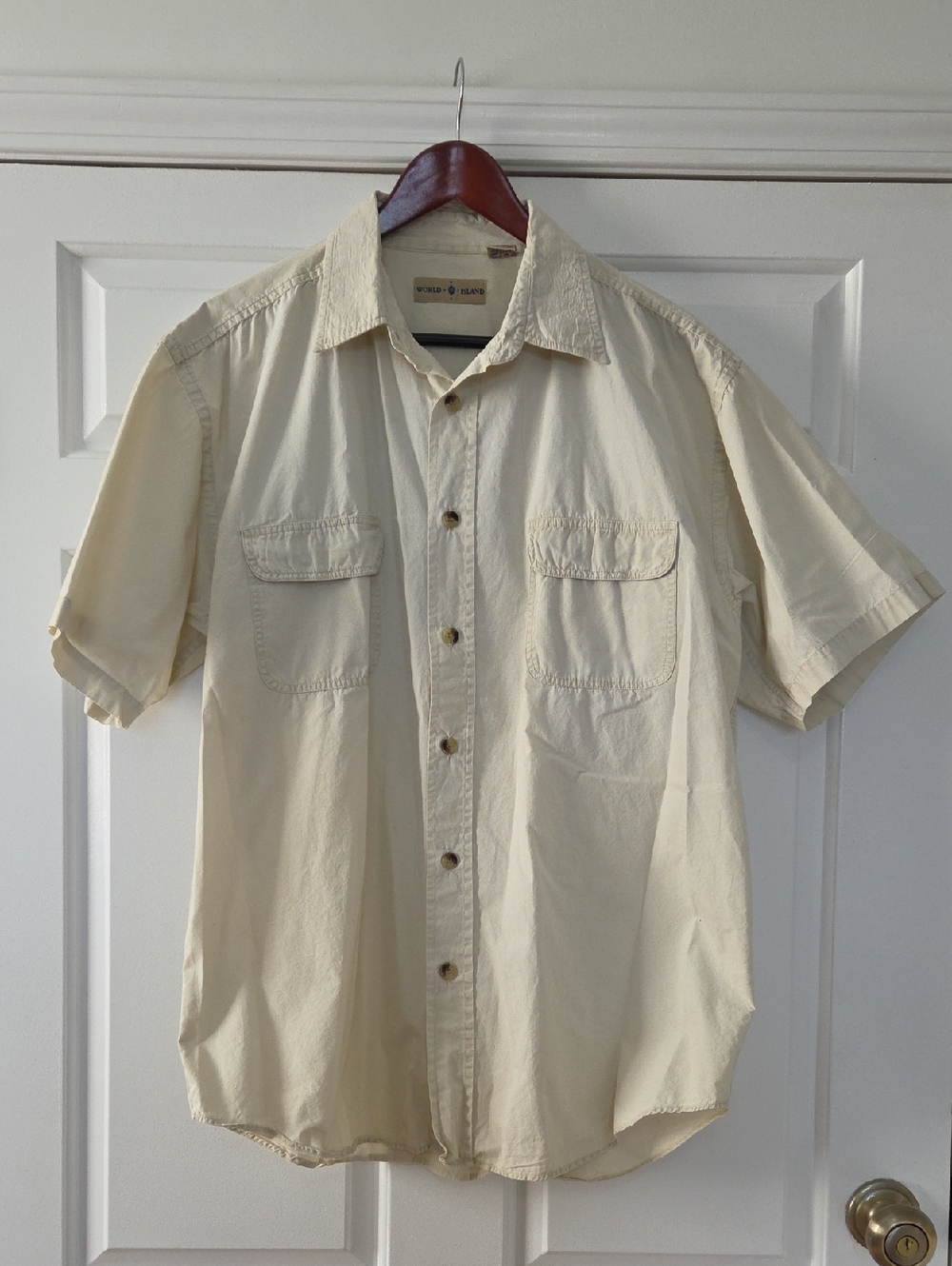 World Island Cotton Button Down Shirt